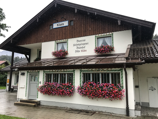 Bayerns höchster Bahnhof in Klais
