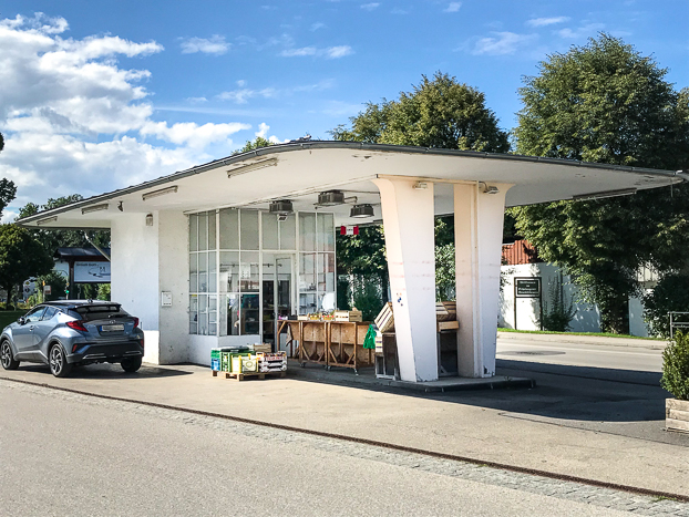 ehemalige Tankstelle in Benediktbeuren