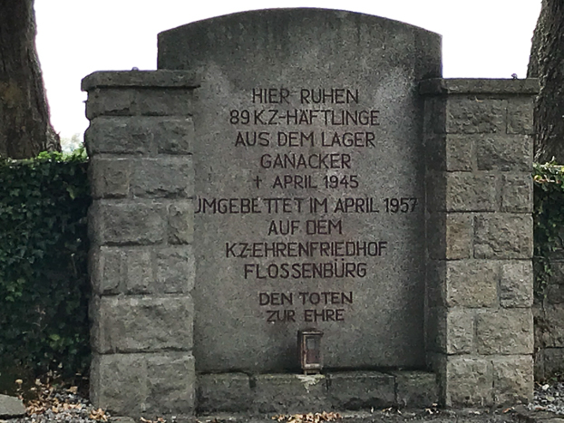 Gedenkstätte in Ganacker