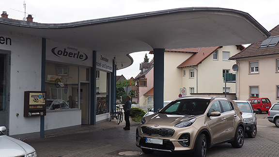 alte Tankstelle in Lahr