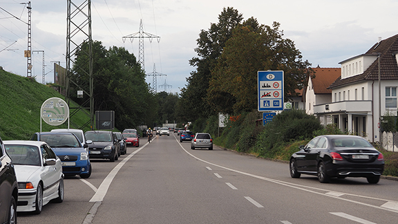 Ende oder Anfang der B3 in Weil am Rhein